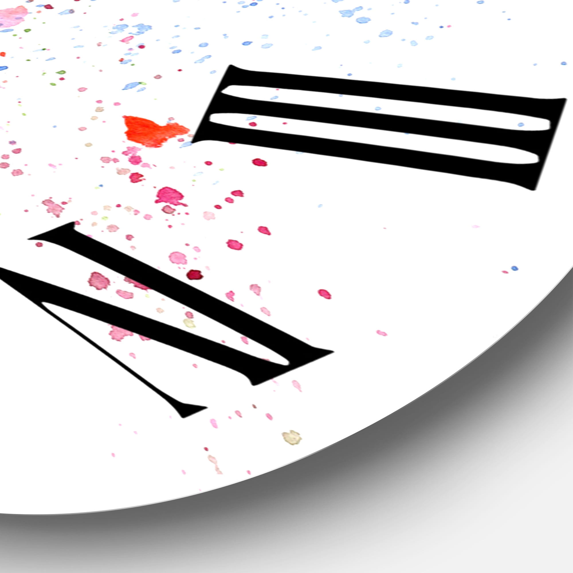 Designart 1 in Farmhouse Wall Clock