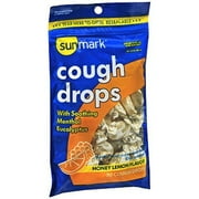 Sunmark Cough Drops Soothing Menthol Eucalyptus, Honey Lemon Flavor, 30 Ct