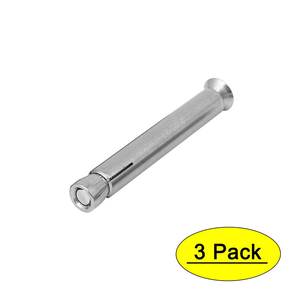 M6 x 70mm 304 Stainless Steel Hex Socket Countersunk Head Sleeve Anchor