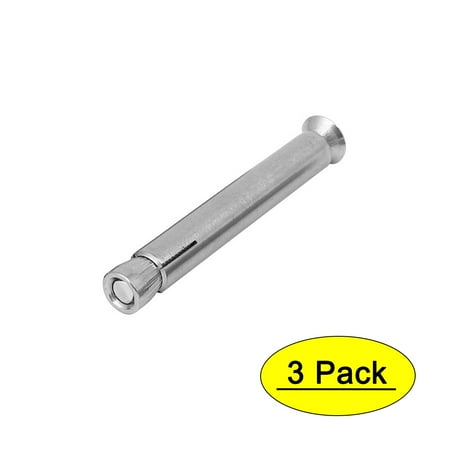 

M6 x 70mm 304 Stainless Steel Hex Socket Countersunk Head Sleeve Anchor 3PCS
