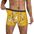 thumbnail image 2 of Kdxio Men's Boxer Briefs with Floral with Rabbits Print - Comfortable and Breathable Underwear for Everyday Wear, 2 of 7
