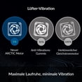 thumbnail image 3 of Ventiladores para PC ARCTIC P12 Slim PWM PST (paquete de 3) 120 mm, color negro, 3 of 7