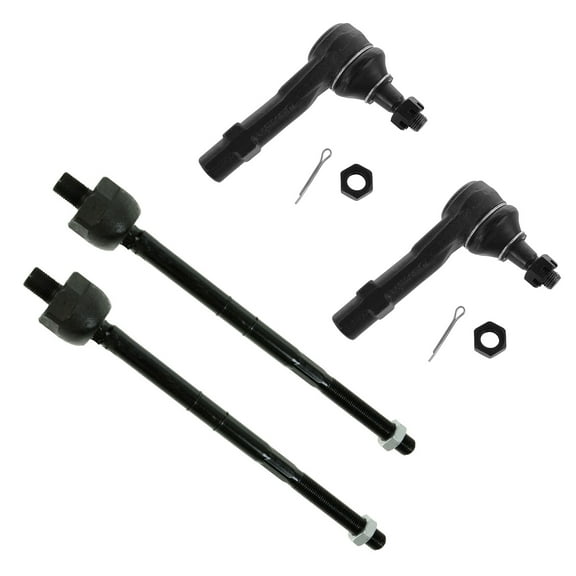 TRQ Steering Tie Rod End LH RH Inner Outer Set for Explorer Mountaineer 4.6L V8 PSA55202