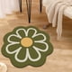 thumbnail image 5 of Felpudo Floral de Poliéster Absorbente y Antideslizante de 60 X 60 Cm | Felpudo Floral para Baño y Cocina | Felpudo de Microfibra Suave de Secado Rápido para Tocador, Habitación Infantil, Zona de Mas, 5 of 6