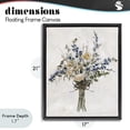 thumbnail image 4 of Stupell Industries Traditional Subdued Flower Bushel Black Floating Frame Canvas Art, 17 x 21, by Carol Robinson, 4 of 8