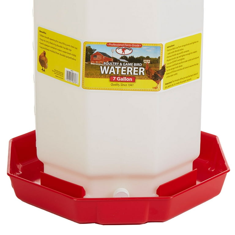 Miller Heated Chicken Waterer - 3 Gal