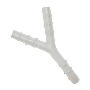 "Y" Tubing Connector for Oxygen & Aerosol Therapy - Male to Male - 5 PACK