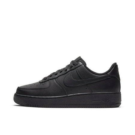 Nike Women's Air Force 1 Low Basketball Shoes, Black, 7