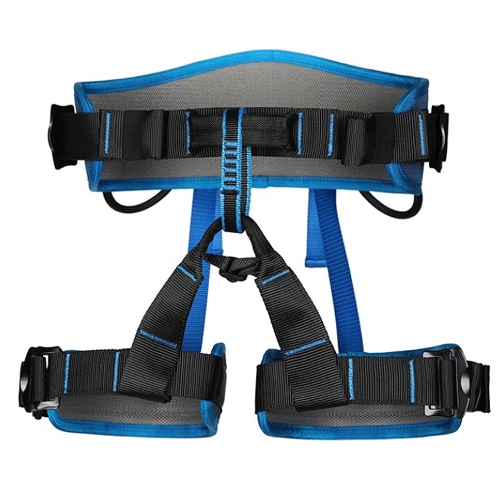 Lightweight Seat Safety Bust Belt Climbing Harness Black