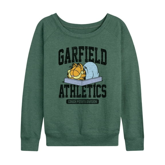 Garfield - Athletics Couch Potato Division - Women's Lightweight French Terry Long Sleeve Shirt