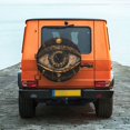 thumbnail image 6 of Goofa Mystical Golden Eye Pattern Universal Tire Cover for Jeep, SUV, Truck, and Trailer – Waterproof, UV-Resistant,Easy to Install, Fits 14"-17" Tires-15 inch, 6 of 6