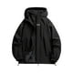 thumbnail image 1 of pstuiky camisetas de manga larga para hombre, Chaqueta informal de hombre de color liso con capucha, manga larga y bolsillo con cremallera, estilo stormtrooper Tops de hombre xxl, 1 of 8