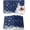 Blue, variant on Christmas Placemats Set of 4 Gingerbread Man Place Mats Candy Cane Linen Red Stripes Table Mats for Dining Kitchen Table Winter Holiday Dinner Party Home Xmas Decorations 13x19 Inch