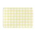 thumbnail image 2 of Goofa 16"x24" Inches Lemon Yellow Checkboard Doormats for Outdoor Entrance - Non-Slip Welcome Mat, Heavy Duty Door Mats Outdoor, Spring Doormat, 2 of 9