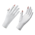 thumbnail image 1 of Gloves Bicycle Uv Protection Ice Silk Elasticity Anti Slip Breathable Colors Accessories, 1 of 8