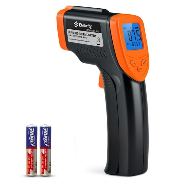 Pistola termómetro de temperatura infrarroja Etekcity Orange