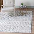 thumbnail image 1 of Unique Loom 3147519 8 x 8 ft. Moroccan Trellis Square Rug, Ivory, 1 of 1