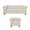 Velvet Beige, variant on Morden Fort Chesterfield Chair Loveseat and Sofa Set, 3 Pieces Living Room Velvet Couch Set, Grey