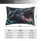 thumbnail image 2 of Balery Wave Chain Shark Funda de Cojín Estampada, Regalos para Mujeres, Regalos de Amor para Ella, Regalos para Novia o Esposa, Funda de Almohada-20"x30", 2 of 6