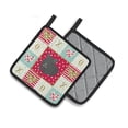 thumbnail image 2 of Charcoal Chinchilla Love Pair of Pot Holders, 2 of 4