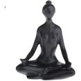 thumbnail image 3 of Decoración del hogar Estatua de yoga de postura de yoga de cerámica, sala de meditación Colección de entrenadores de yoga Regalos de yoga, 3 of 5