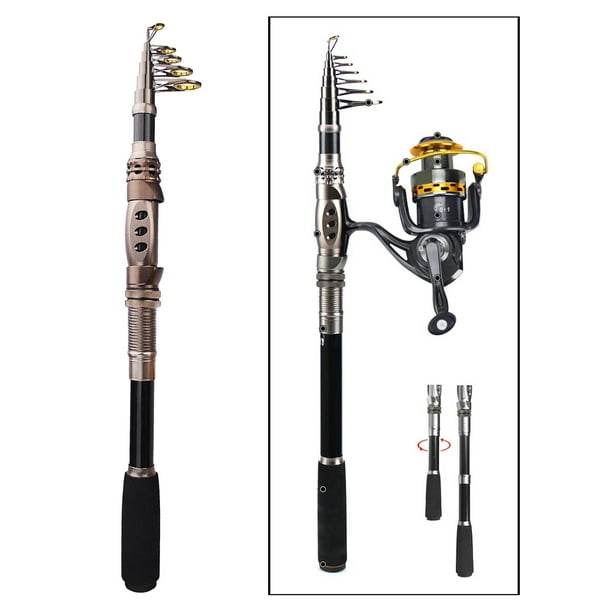 Telescopic Fishing Rod, Reel and Line Combo Set, Fishing Pole Durable  Lightweight Sensitive 24T Carbon Fiber Ultralight Travel Saltwater  Freshwater Ba for Sale in Hacienda Heights, CA - OfferUp