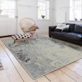 thumbnail image 2 of Luxe Weavers Modern Abstract Gray 5x7 Area Rug Stain Resistant Carpet, 2 of 5