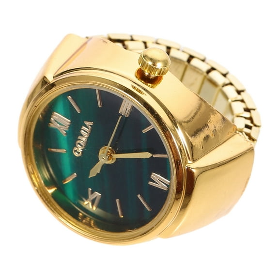 Movtotop Watch Ring, Unisex Fashion Ring, Zinc Alloy