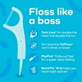 thumbnail image 3 of Plackers Twin Line Dental Floss Picks, Dual-Line Tuffloss, Easy Storage, Cool Mint Flavor, 150 Count, 3 of 5