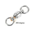 thumbnail image 4 of Unique Bargains Roulement à Billes en Acier Inoxydable de 103LBS pour Pêche en Eau Salée et Douce, Argent Lot de 25, 4 of 4