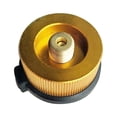 thumbnail image 1 of Tête de Réchaud de Camping Extérieur Convertisseur Rond en Alliage d'Aluminium Adaptateur de Conversion de Brûleur, 1 of 8