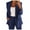 Navy Blue, variant on Daolelai Women's Solid Color Suit Pants Set 2 Piece Set