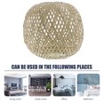 thumbnail image 4 of BRIGHTFUFU 1Pcs Bamboo Pendant Lamp Shade Hand Made for Rustic Home Lighting, 4 of 5