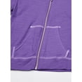 thumbnail image 6 of Hanes Girls Slub Jersey Full-Zip Hoodie, Sizes 4-16, 6 of 9