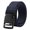 Navy, variant on Quick Release Nylon Canvas Belt for Men Women Metal-Free Plastic Buckle Military Tactical Belt Outdoor Work Hiking black 120cm