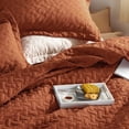 thumbnail image 3 of Colchas ligeras Quilt Bedsure tamaño queen, color rojo y naranja, 3 of 7