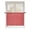 Coral Red, variant on Sheer Curtains 108 Inches Long, Vintage Nude Pink Semi Sheer Curtains Light Filtering Window Treatment, Farmhouse Retro Solid Color Linen Texture Privacy Voile Drapes for Living Room 52x108 Inch