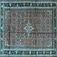 thumbnail image 1 of Ahgly Company Indoor Square Persian Light Blue Traditional Area Rugs, 6' Square, 1 of 4