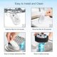 thumbnail image 4 of unique 40PCS Cat Water Fountain Filters for 67oz/2L and 108/3.2L Stainless Steel Pet Fountain Cat Replacement Filters Sponges, 4 of 5