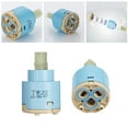 thumbnail image 5 of Marbhall Diameter 40mm Ceramic Faucet Cartridge Replacement for Single Handle Kitchen Basin Shower Faucet Part, Ceramic Faucet Valve Blue, 5 of 5