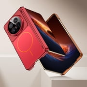 Case For Huawei Honor Magic V6, Magnetic Cover With Anti-Fall Frosted Supports Wireless Charging Camera Protective Shell