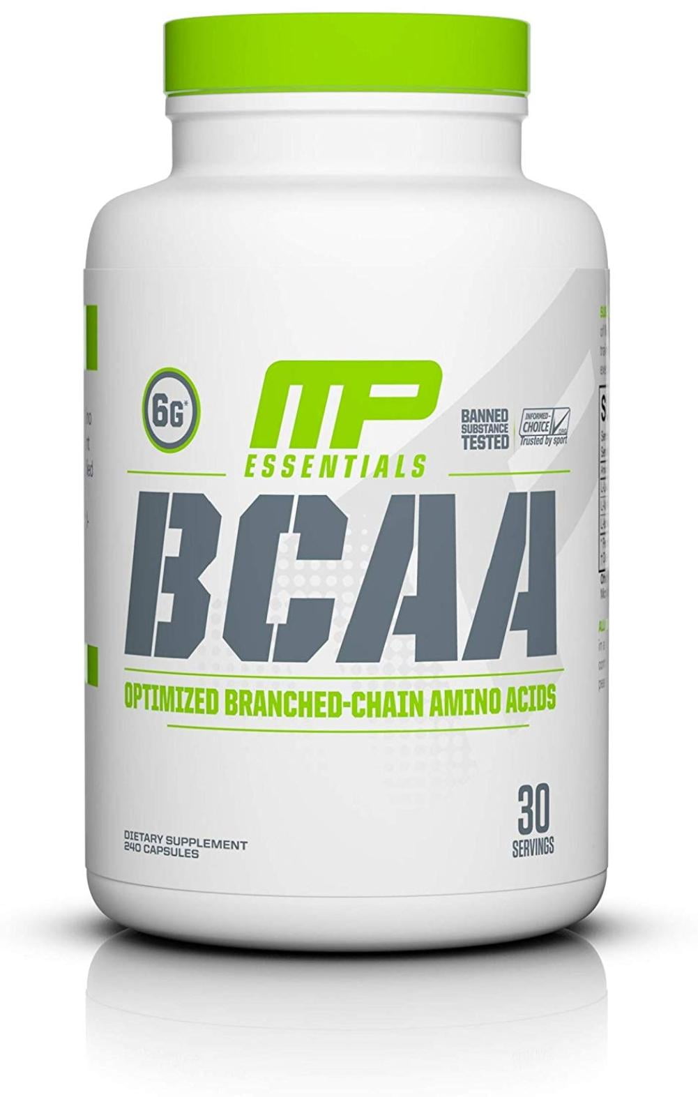 MP Essentials BCAA Caps, 6 Grams of BCAA Amino Acids, Post