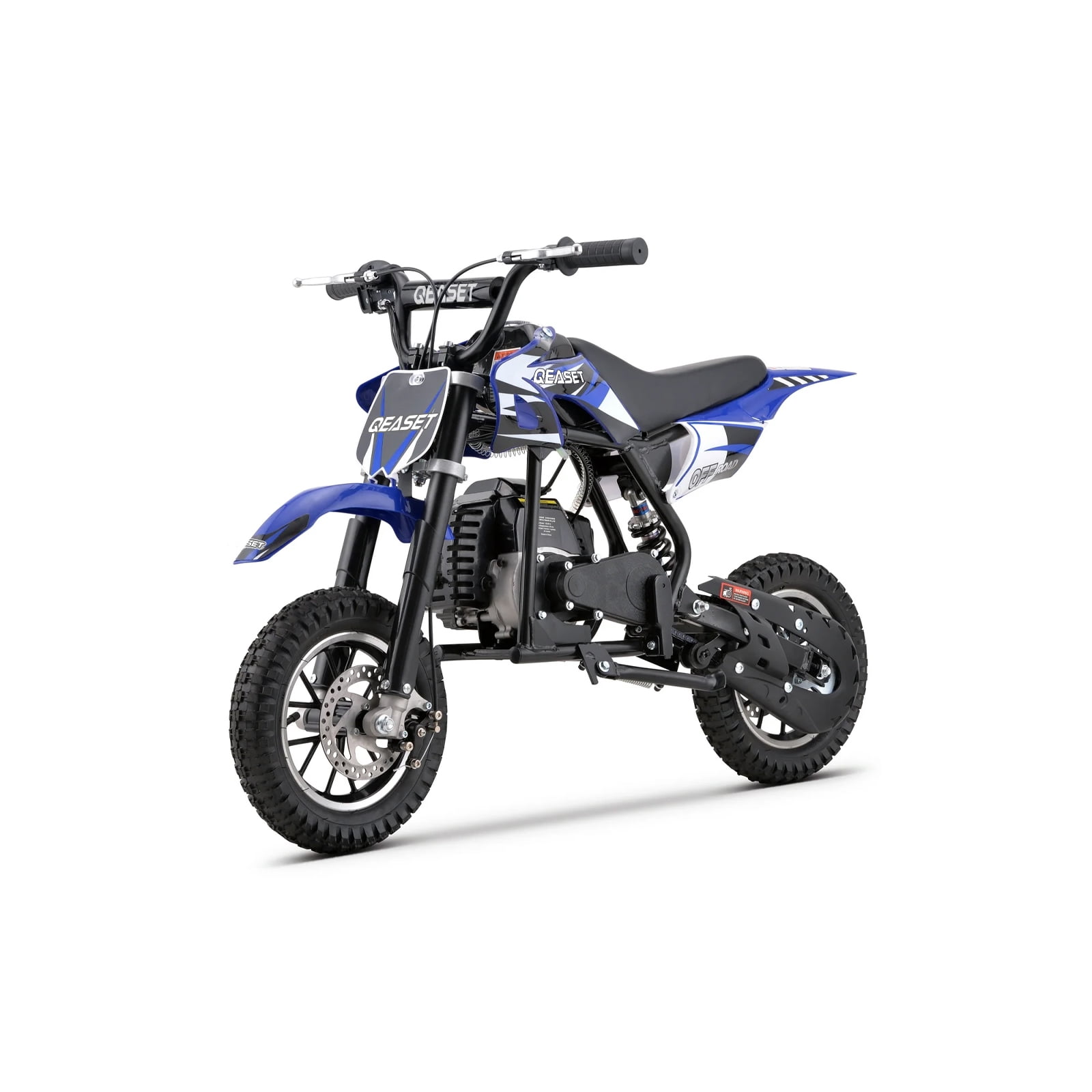 QEASET 39CC Dirt Bike, Gas Powered Mini Bike, Blue