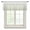 Green, variant on Sage Green Sheer Curtains Valances for Windows Floral Stripe Gradient Simple Branch Texture Chiffon Kitchen Valances for Cafe, Voile Window Treatments Curtains for Living Room Bedroom, 42"x18"