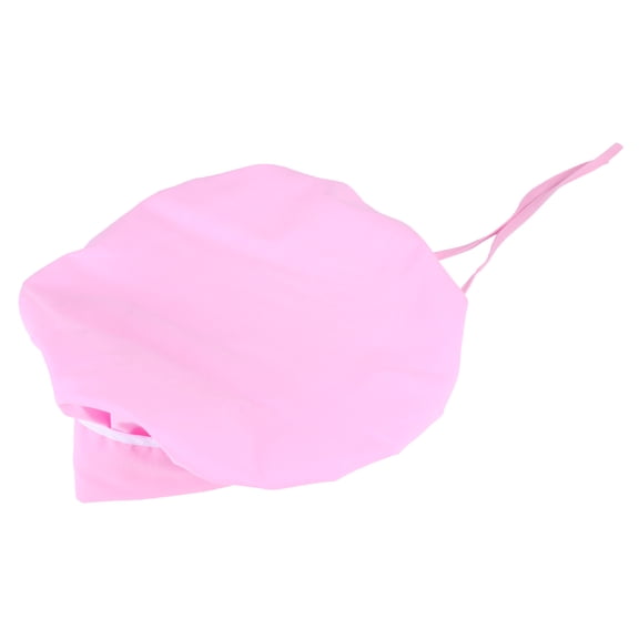 OUNONA Adjustable Chef Hat Pink 1Pcs