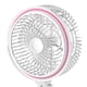 thumbnail image 2 of Lámpara de escritorio con ventilador plegable con ventilador de luz de emergencia LED de 1600 mAh (carga USB rosa) Tmvgtek Libre de BPA, 2 of 6