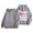 Grey, variant on Blouses for Women Business Casual Winter Relaxed Fit Hooded Long-sleeved Kimono Cold Shoulder Zipper Floral Zip-Up Cotton Hoodies Sweatshirts(Black,L)