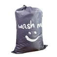 thumbnail image 1 of Nylon Laun Bag Heavy Duty Large Excellent for Laundromat Dorms Darkgray, 1 of 5