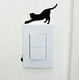 Funcoo Autocollant Mural 8 pcs Mignon Chat Design Interrupteur Lumière Décor Autocollants Muraux (cat) – image 2 sur 3