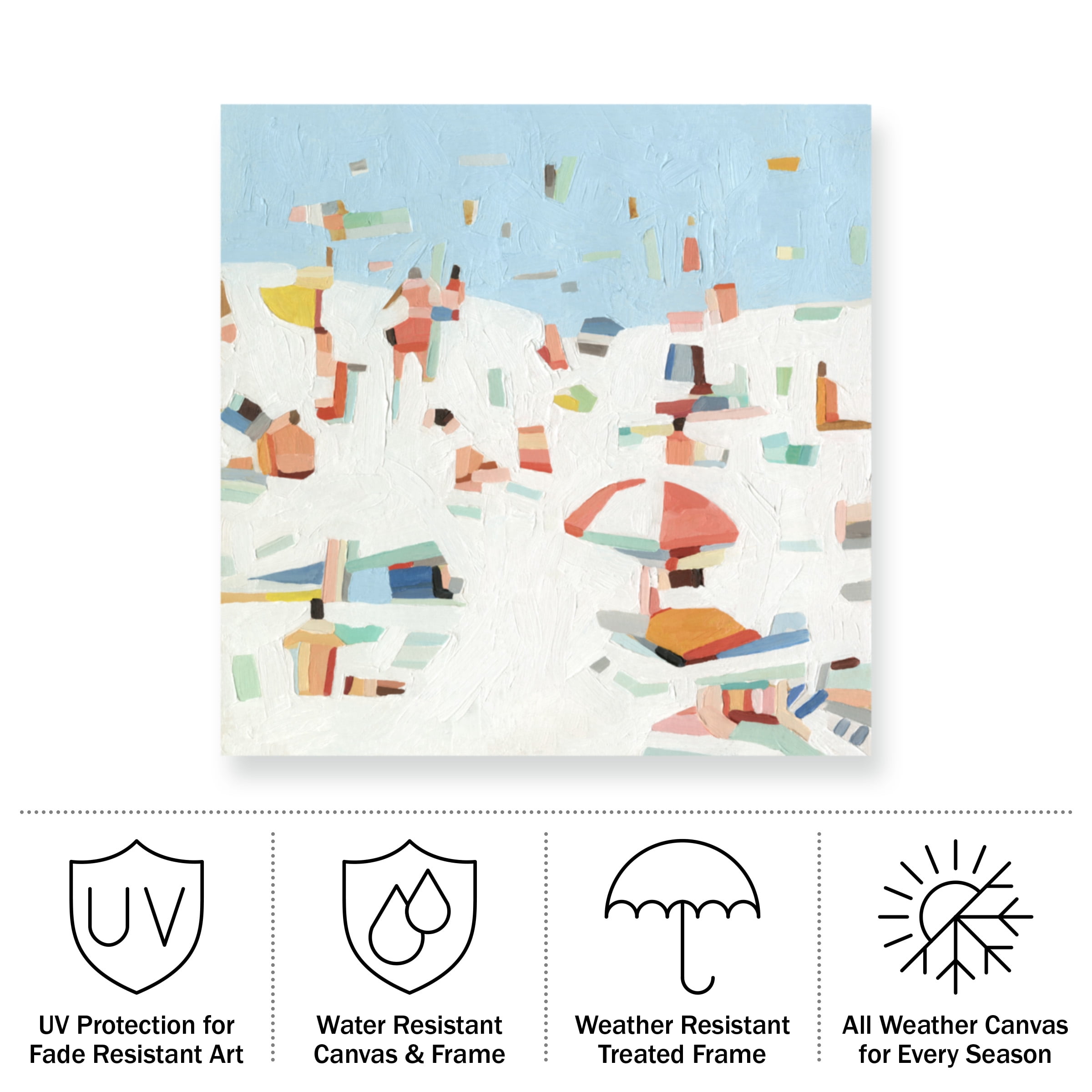 Emma Scarvey 'Summer Confetti III' Outdoor Canvas